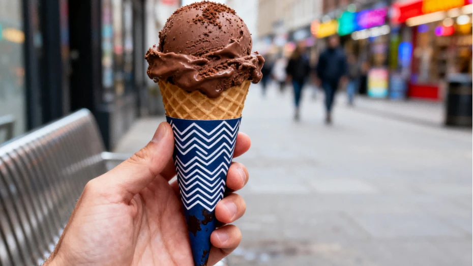 Paper ice cream cone sleeves 4 Paper ice cream cone sleeves 4