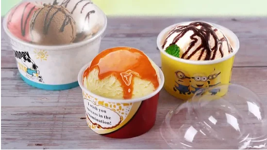 Eco-Friendly Paper Ice Cream Cups 3 Eco-Friendly Paper Ice Cream Cups 3