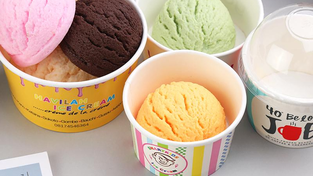 Paper ice cream cups with printing 2 Paper ice cream cups with printing 2