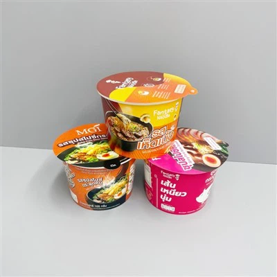 32oz copo personalizado 1000ml do macarronete com tampa de papel da folha de alumínio